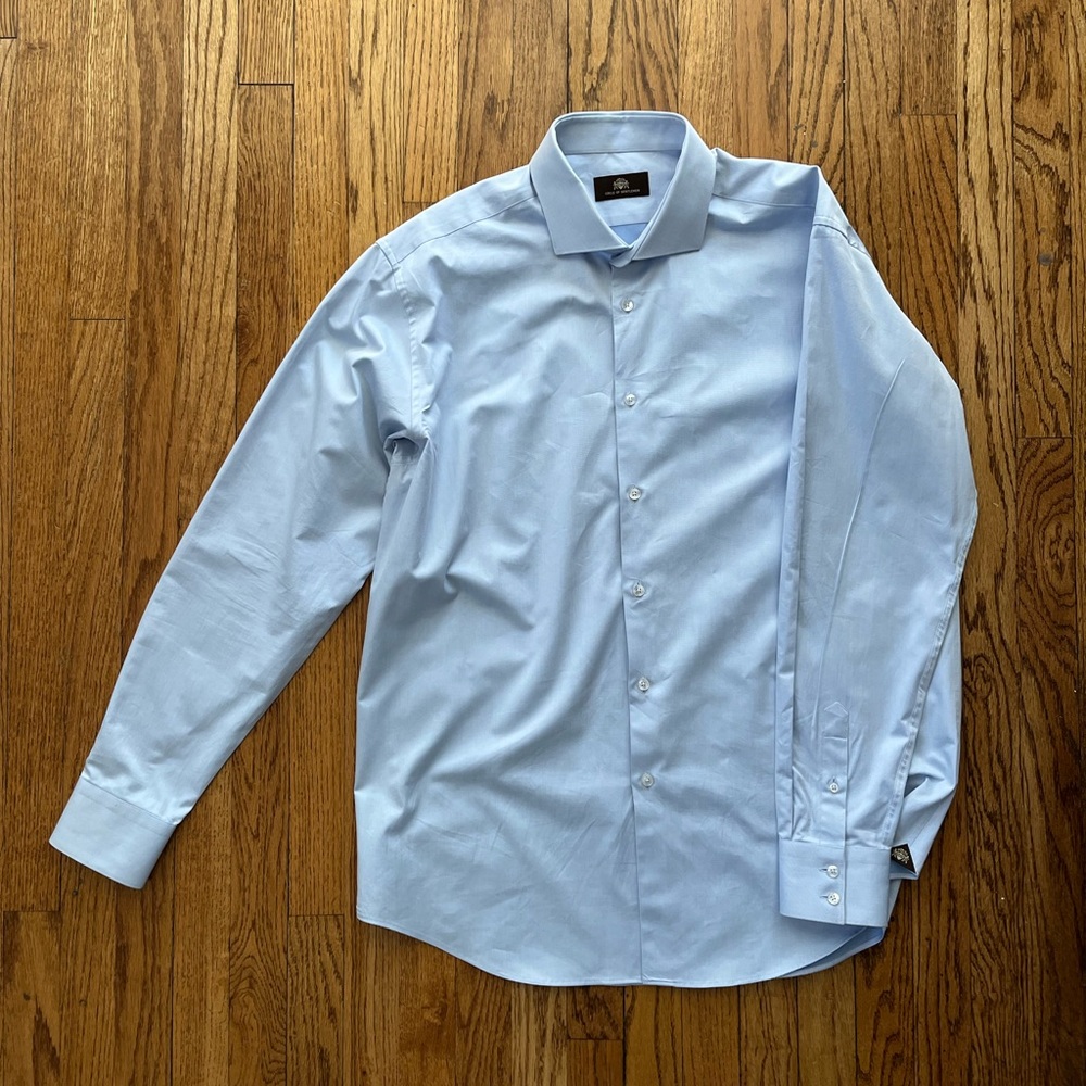 Circle of Gentlemen// Blue Dress Shirt // 45R, 17 3/4 // Like New